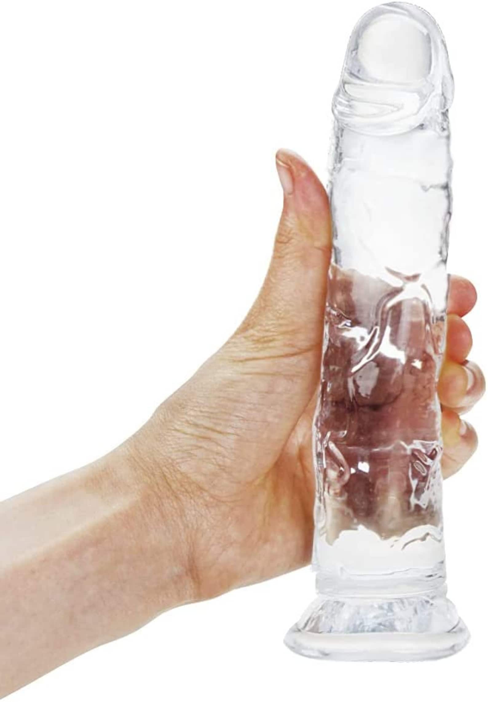 Suction Cup Dildo Beginner Clear Jelly Dildo For Woman Etsy