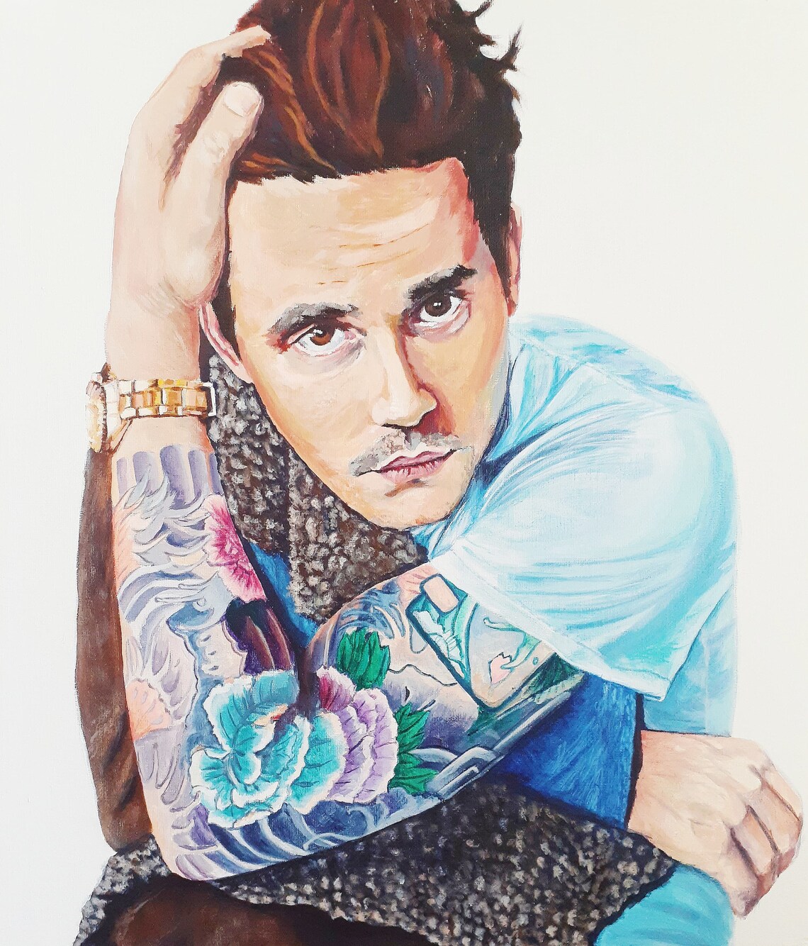 Print on Canvas John Mayer Etsy