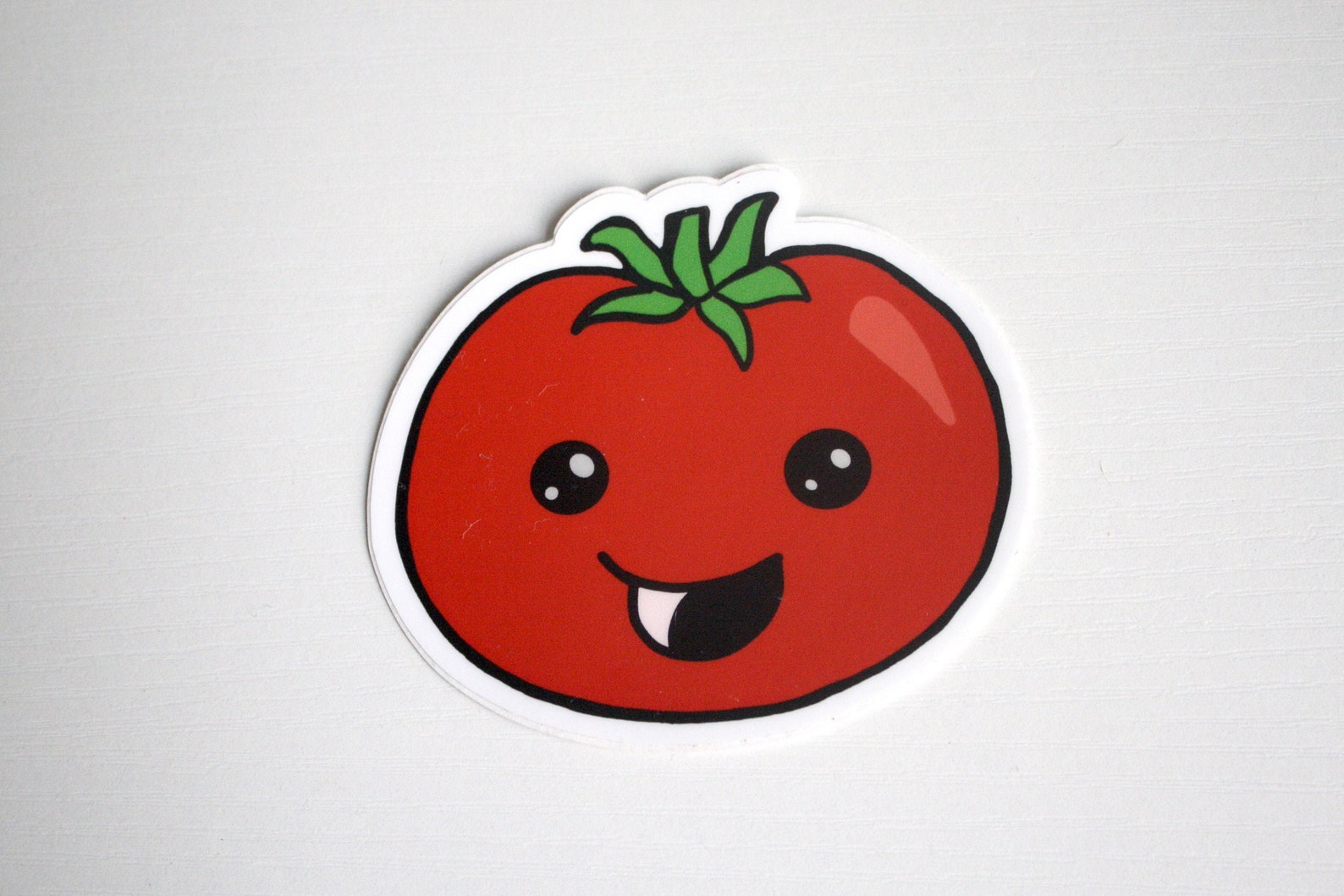 Tomato Vinyl Sticker Fun Food Waterproof Sticker - Etsy