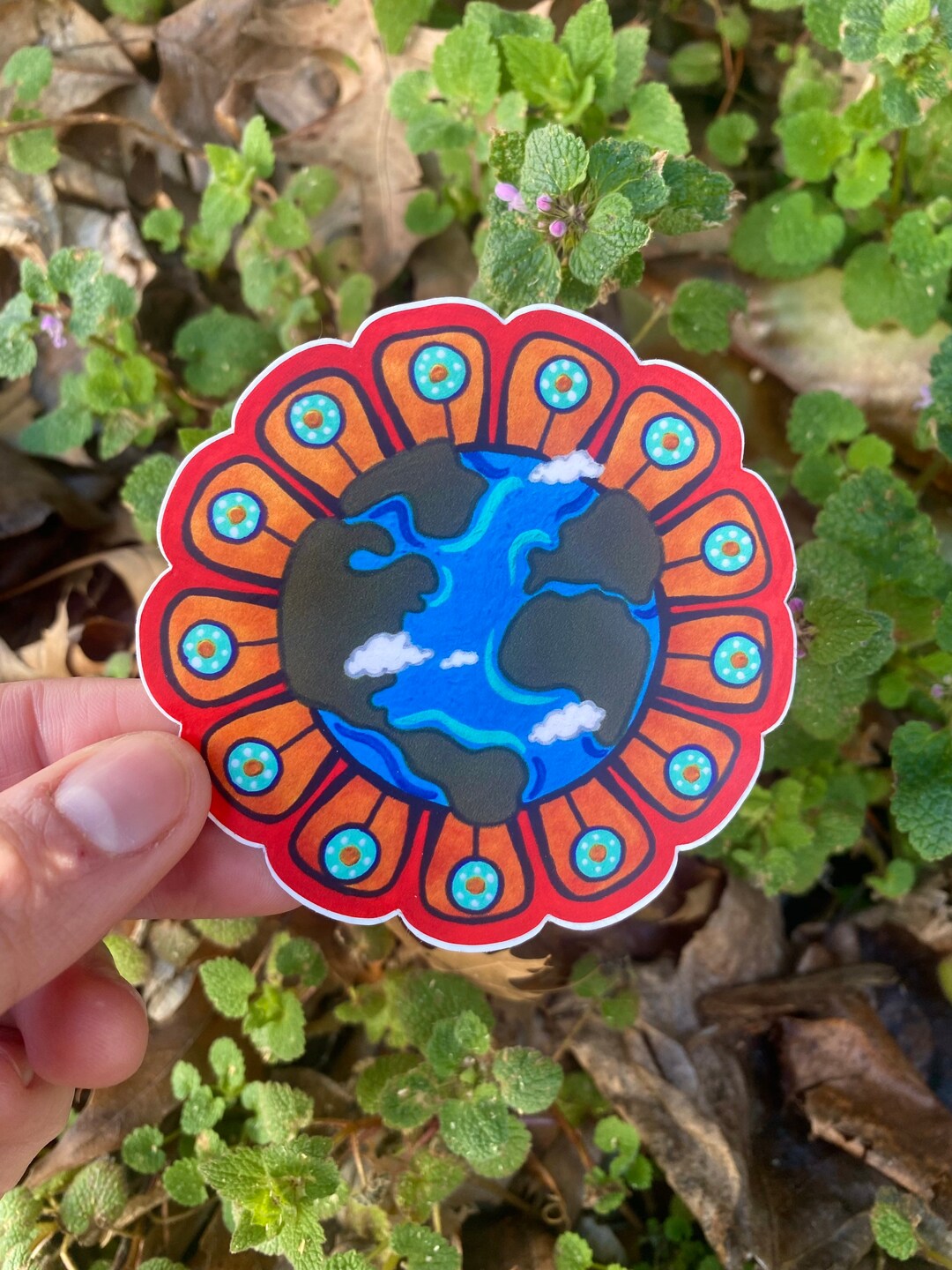 Eco-friendly Earth Day Vinyl Sticker, Reusable & Waterproof ...
