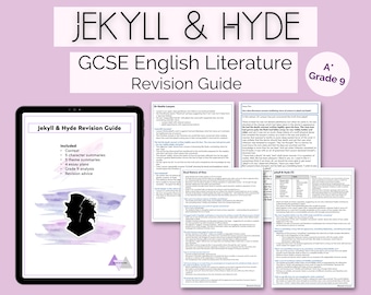 Jekyll and Hyde English Literature GCSE Revision Guide | Study Notes | Grade 9 Analysis | Characters, Themes & Context