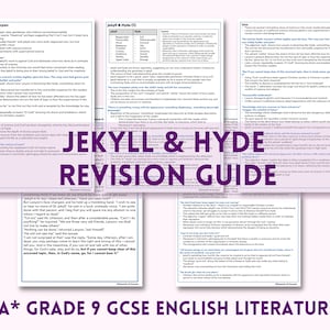 Jekyll and Hyde English Literature GCSE Revision Guide | Study Notes | Grade 9 Analysis | Characters, Themes & Context