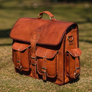 Bolso grande de cuero, bolso de cuero para computadora portátil, bolso bandolera de cuero, bolso de mensajero de cuero, maletín de cuero, bolso de hombro de cuero de grano completo