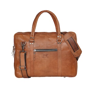Porte-documents personnalisés en cuir pleine fleur pour ordinateur portable, porte-documents en cuir fait main pour homme, sac cadeau fête des pères 2025