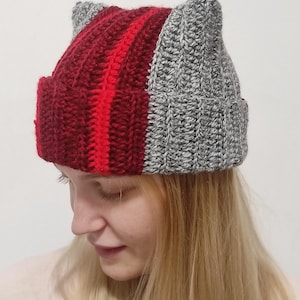 Twenty One Pilots Inspired Clancy Hat, Crochet Cat Beanie, Clancy Beanie, Handmade Balaclava Ski mask, Accessories Winter, Gift