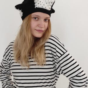 手作りかぎ針編みの星型帽子：レインボーおばあちゃんのスクエア