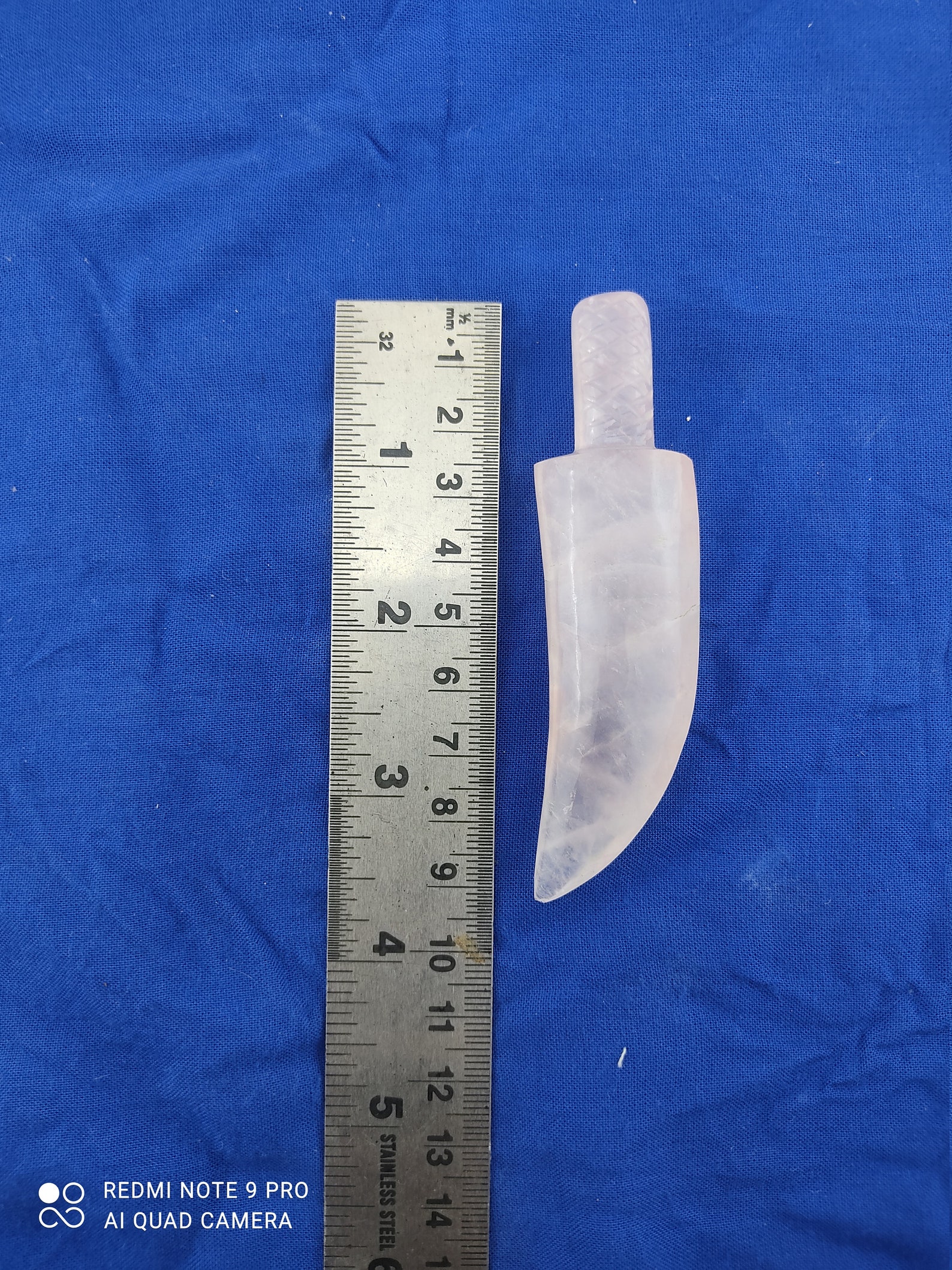 200 Cts Rose Quartz Knife Shape Natural Stone Etsy