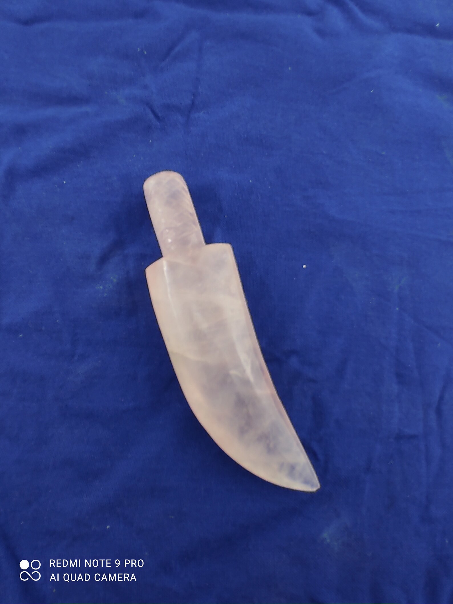 200 Cts Rose Quartz Knife Shape Natural Stone Etsy