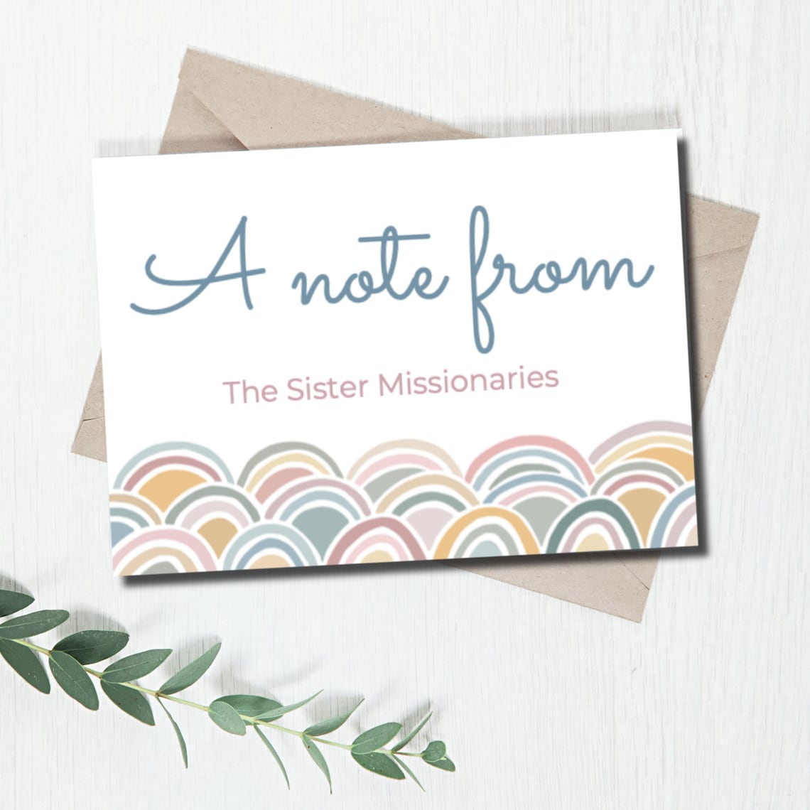 Printable Sister Missionary Note Cards LDS Missionary Gifts | Etsy