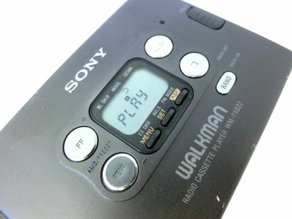 1995 Vintage Restored SONY Cassette Player WALKMAN WM-FX822 1995 Vintage Restored SONY Cassette Player WALKMAN WM-FX822
