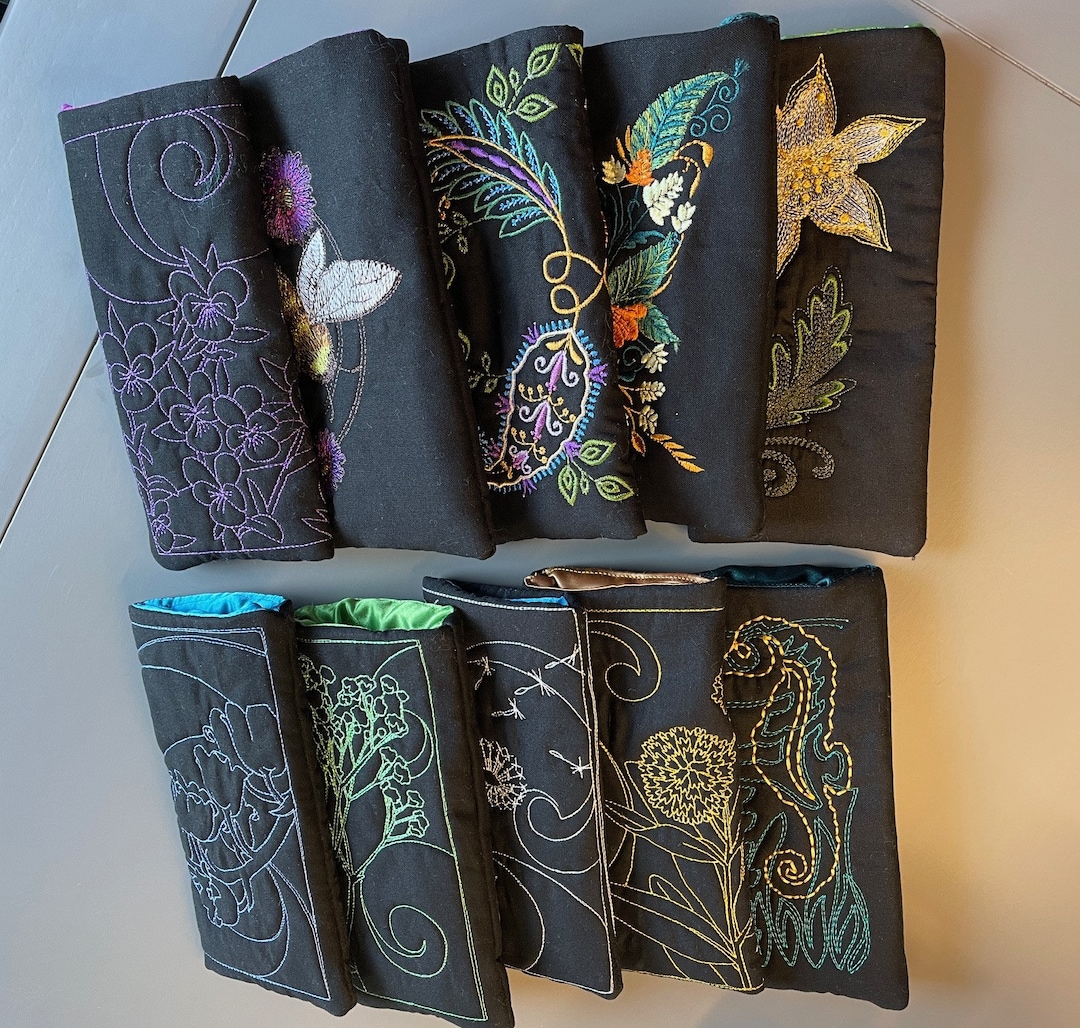 Multicolor - Handmade Printed Cotton Spectacle Case