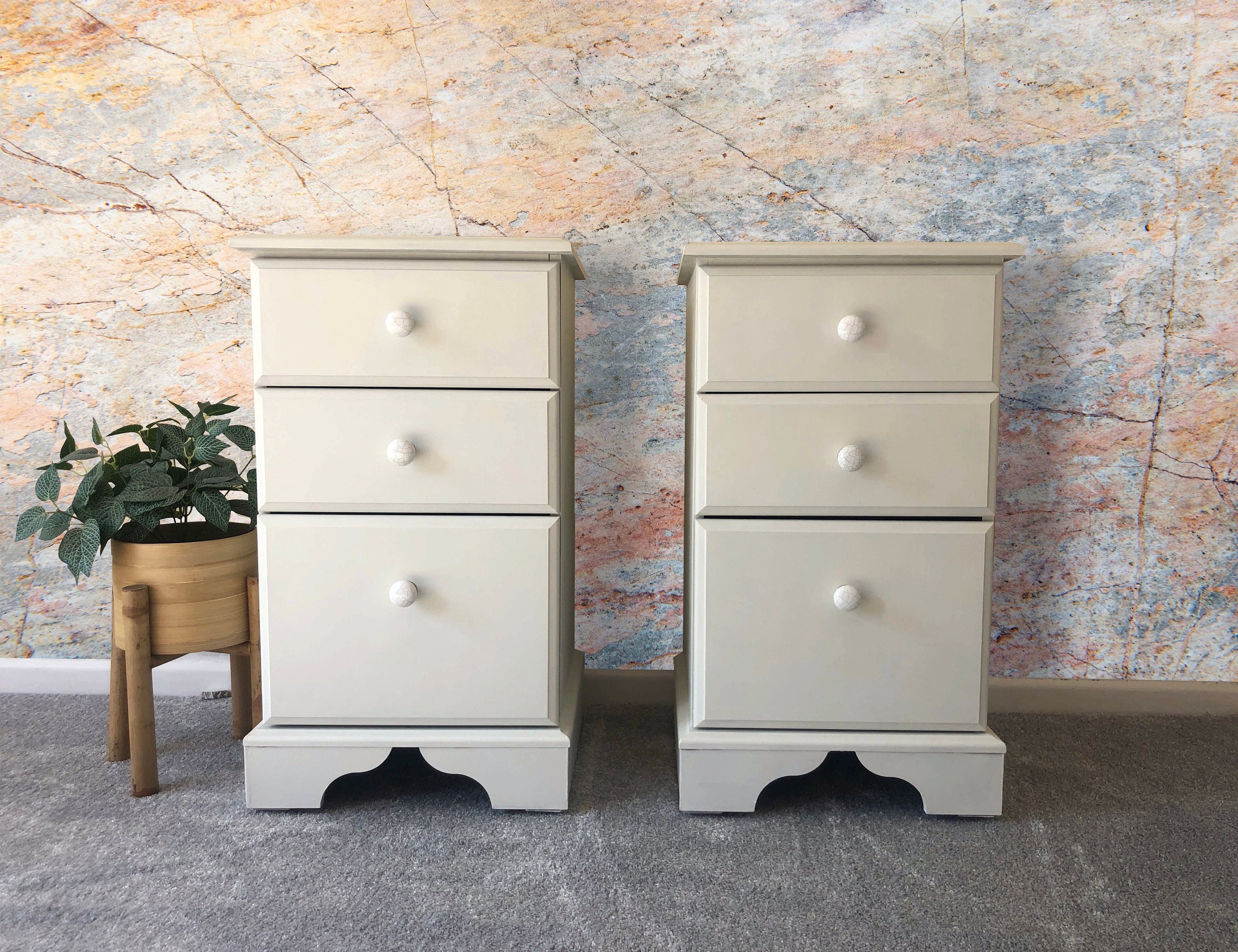 Custom Made To Order / Upcycled handpainted bedside Etsy