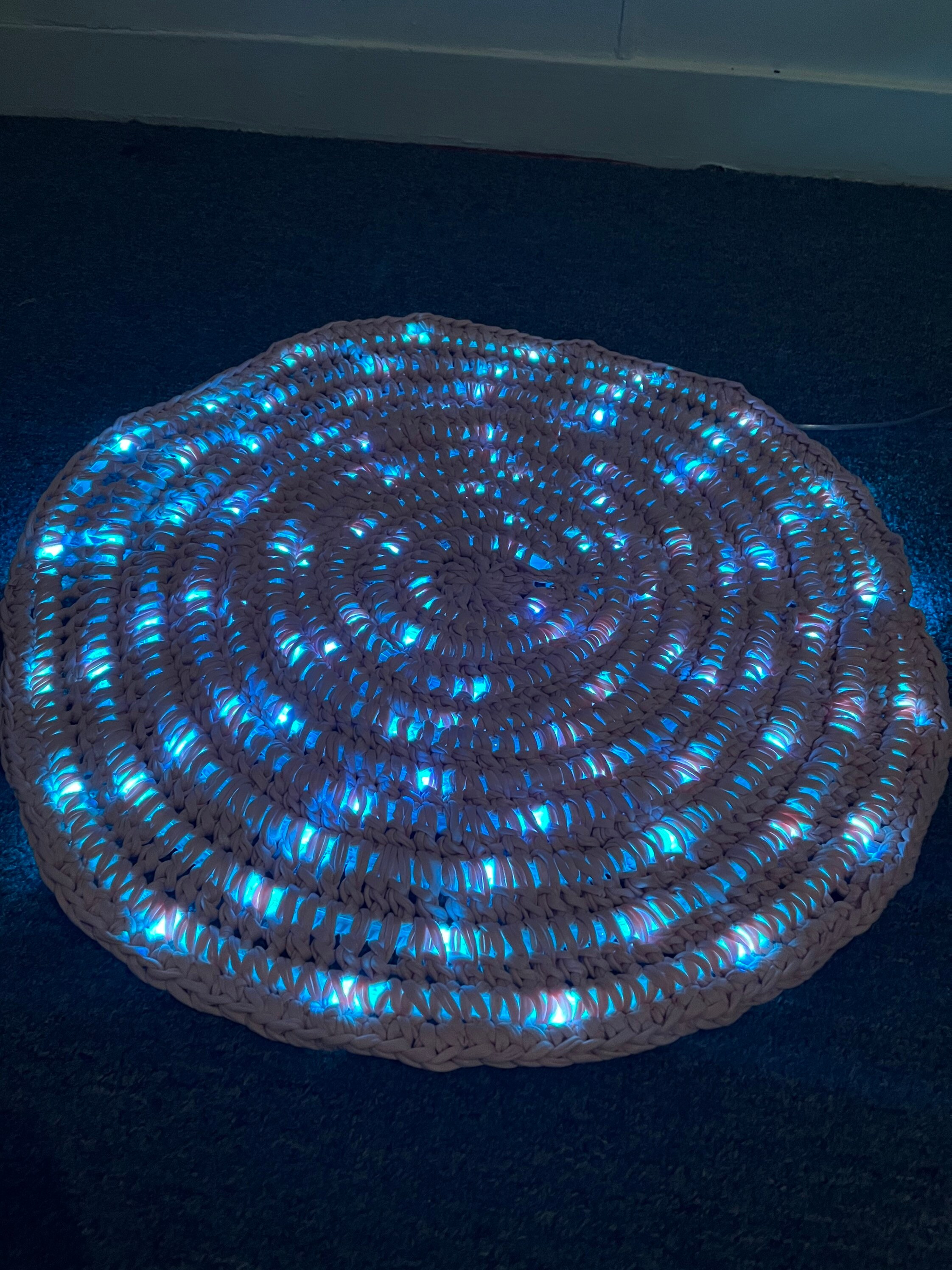 LED Light Changing Rug - Etsy