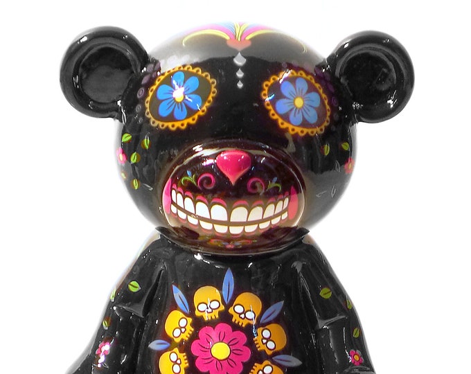 Money box savings bank money box for young and young at heart adults tattoo tattoo Dia De Los Muertos