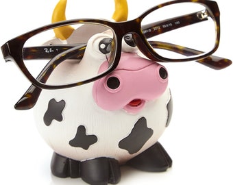 Glasses holder glasses nose glasses stand glasses storage cow