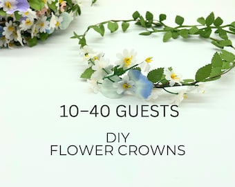 DIY Flower Crown Kit – Bridal & Hen Party Activity – Group Craft Kit
