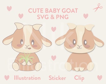 Download Baby Goat Svg Etsy