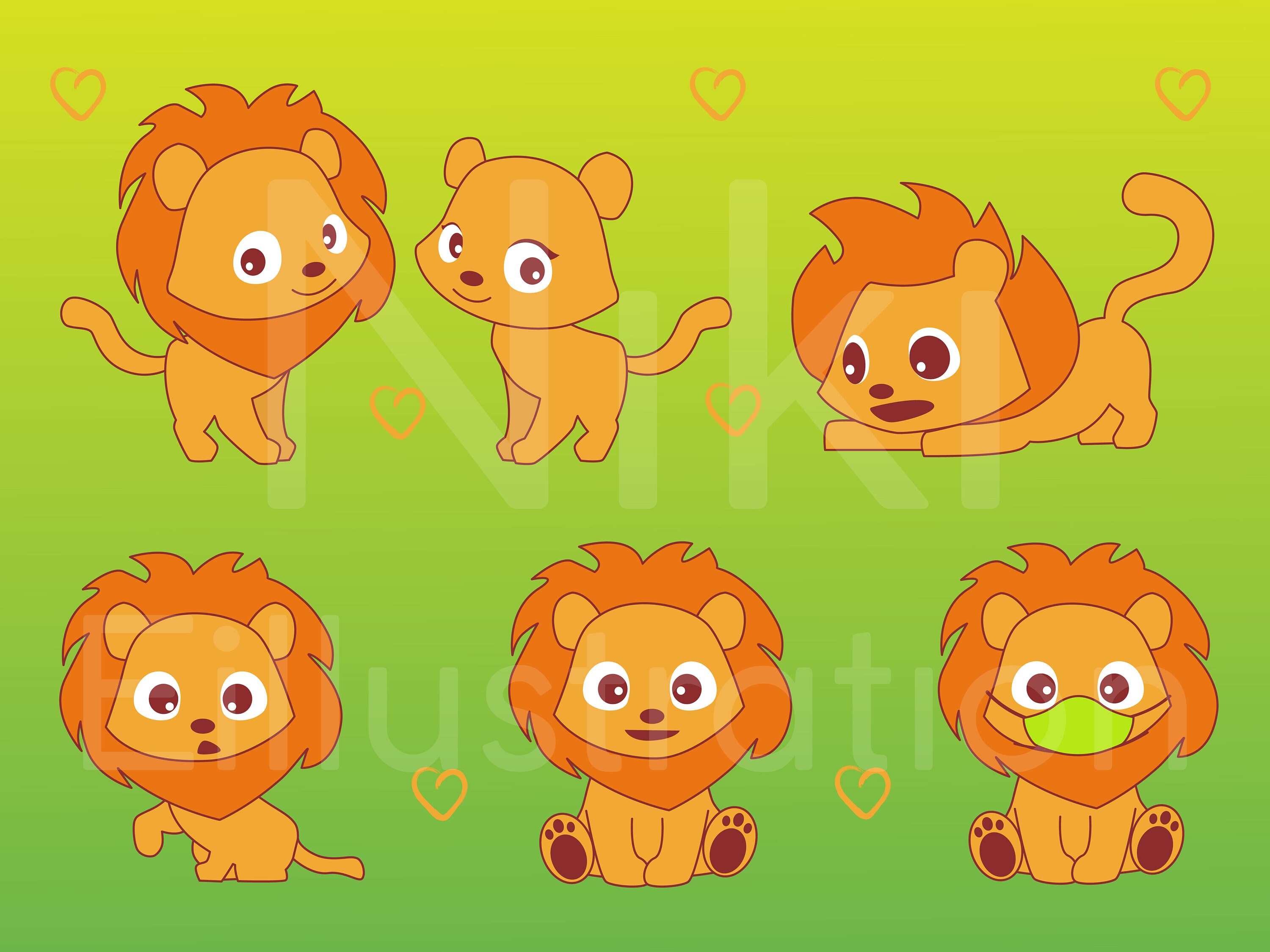 Free Free 338 Cute Lion Silhouette Svg SVG PNG EPS DXF File