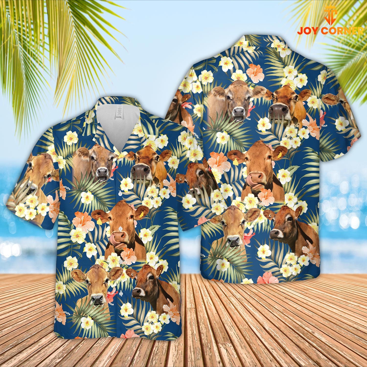 Texas Tropical Flag And Cow Skull Aloha 3D Hawaiian Shirt For Men And Women  - Banantees