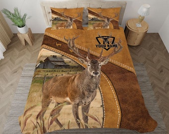 Parure de lit personnalisée Uni Deer Hunting