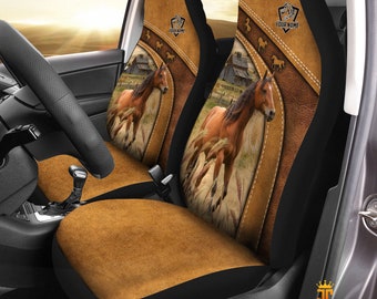 Horse car 2024 seat cover sets