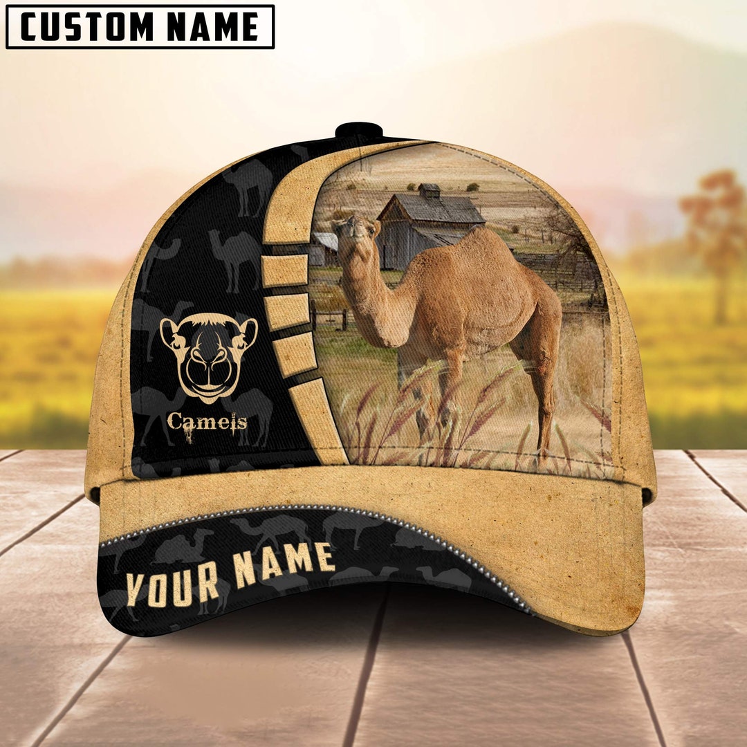 Unijames Custom Name Camels Cattle Farmhouse Field Cap TT24 Etsy