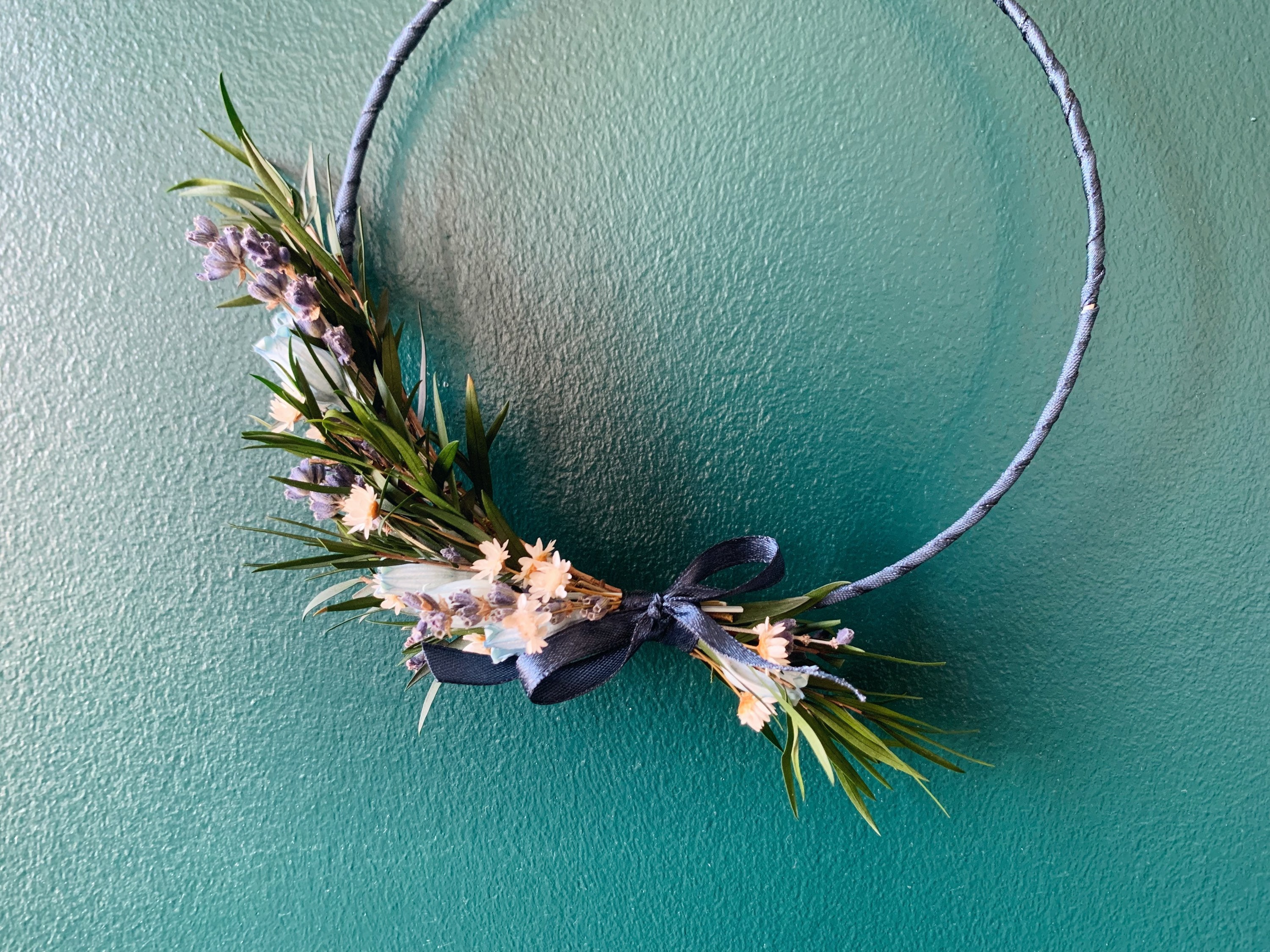 Couronne de Fleurs Séchées