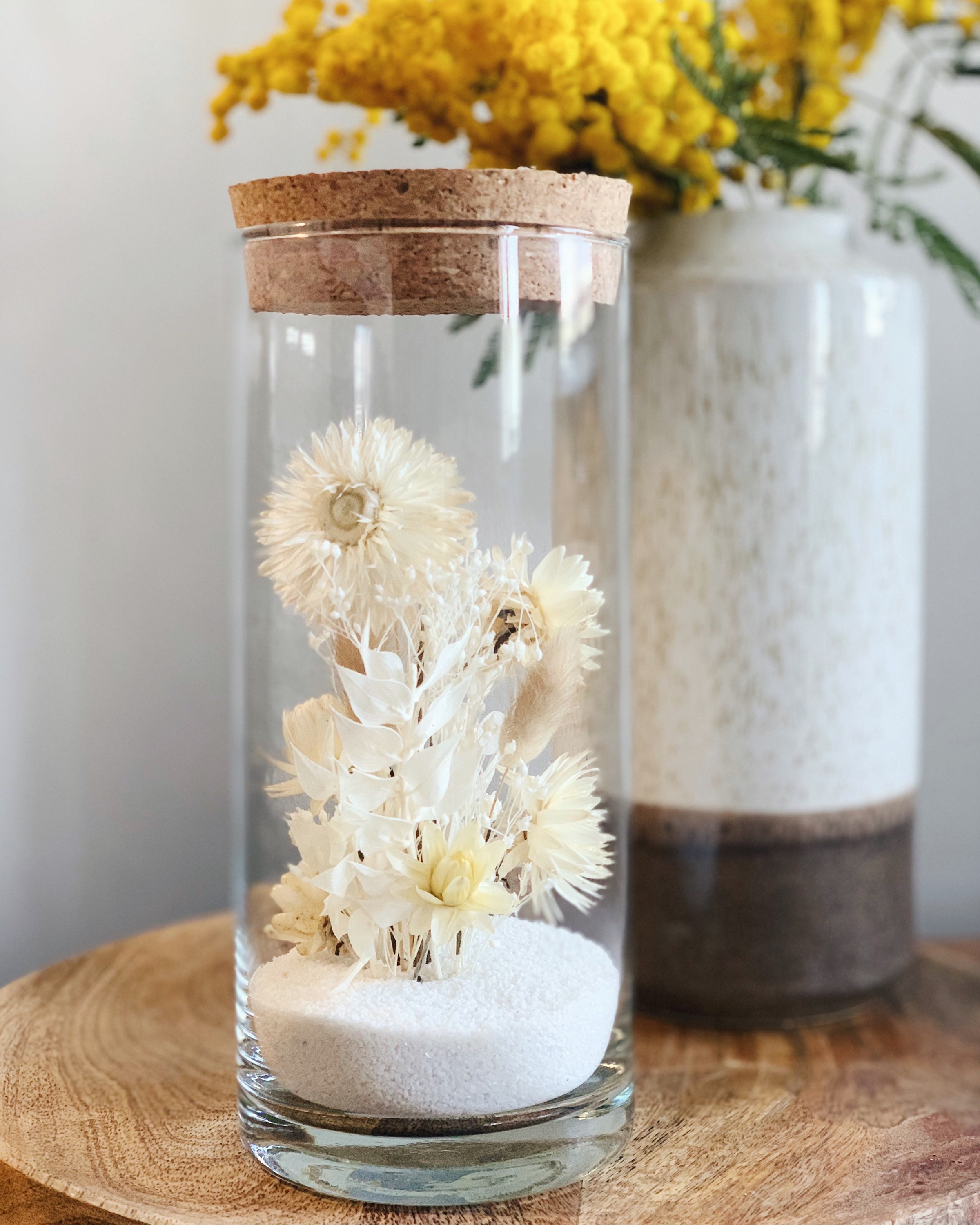 Tube Fleurs Séchées - Nuage