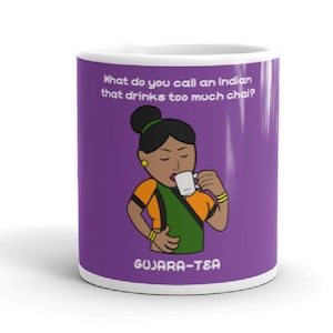 Gujara-Tea Lady...Mug | Funny Gujarati Gifts, Gujarati Gifts for mum, Gujarati Gifts for her, Gujarati Gifts for ba, Gujarati Gifts for masi