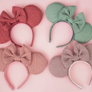 Sweater Weather Ears, Berry Knit Fall Mickey Ears, Green Minnie Ears, Purple Mouse Ears, Pink Disney Ears, Fall Ears, Christmas Ears