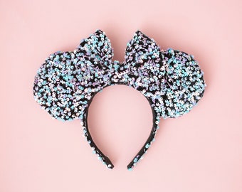 Unicorn Sequin Ears, Mickey Ears, Minnie Ears, Mouse Ears, Sequin Ears, Disney Ears