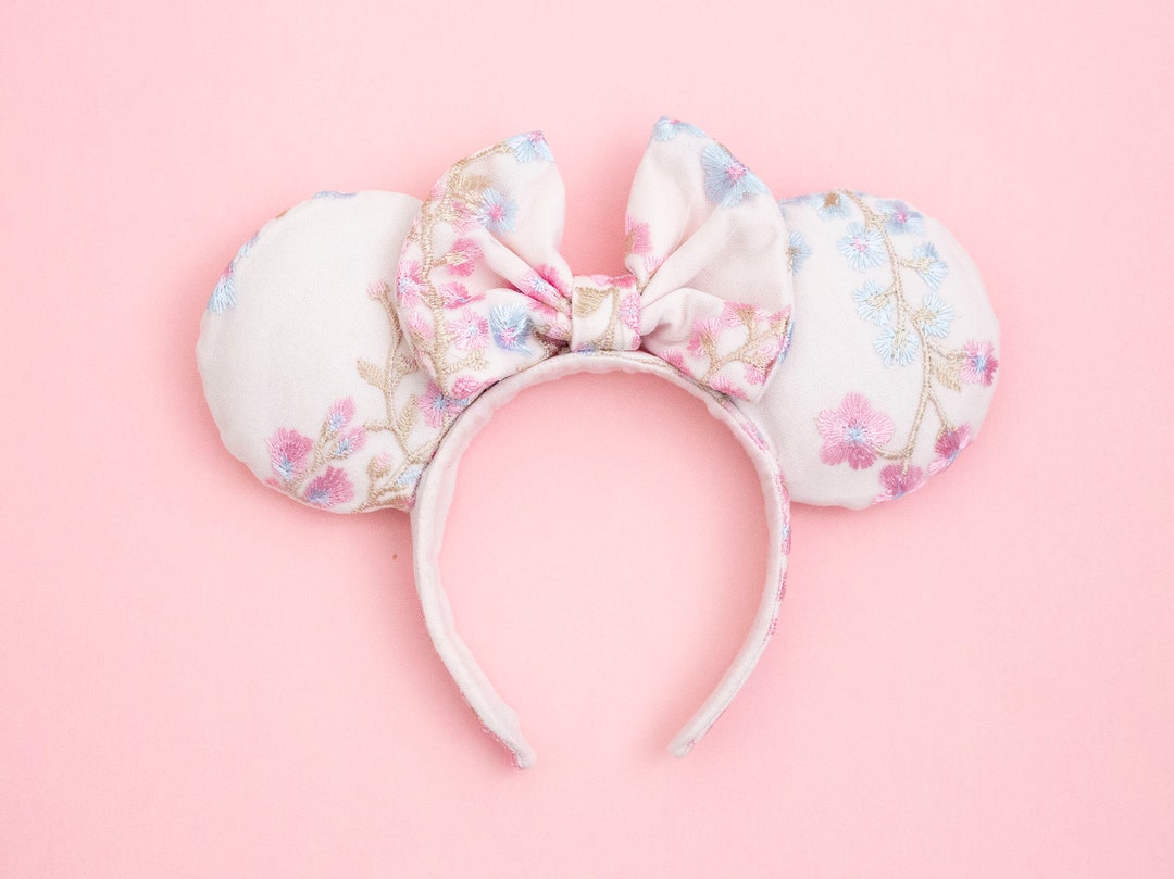 Spring Ears Sakura Floral Ears, Cherry Blossom Ears, Flower Ears, Spring Ears ...