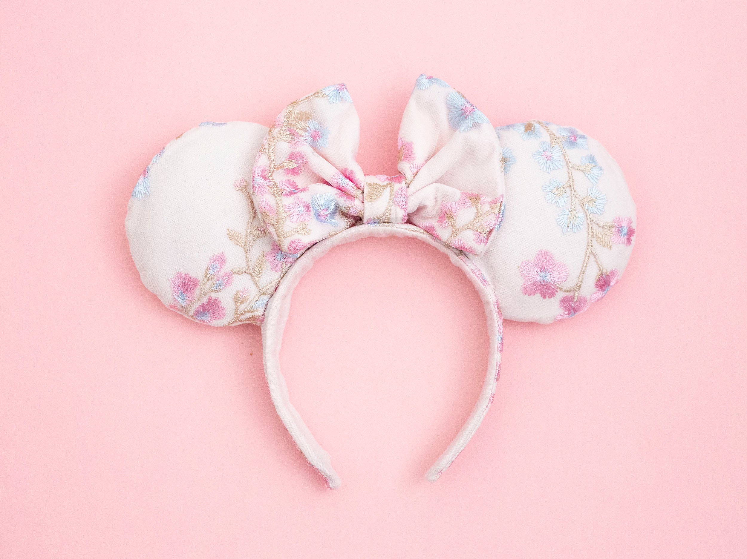 Pink Ombré Sakura Disney Mouse Ears Shanghai Minnie Ears Resort Disney Parks Mickey Mouse Sakura  main image 4