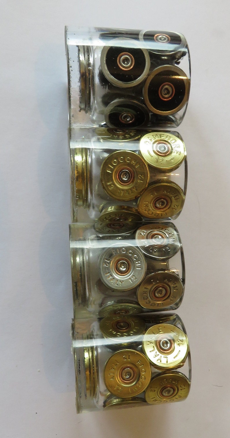 Shotgun Cartridge 'shot Glasses' Gold Silver Etsy UK