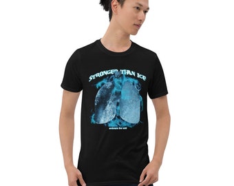 Stronger Than Ice, Embrace the Cold, Wim Hof Inspired Breathing Cold Design Short-Sleeve T-Shirt