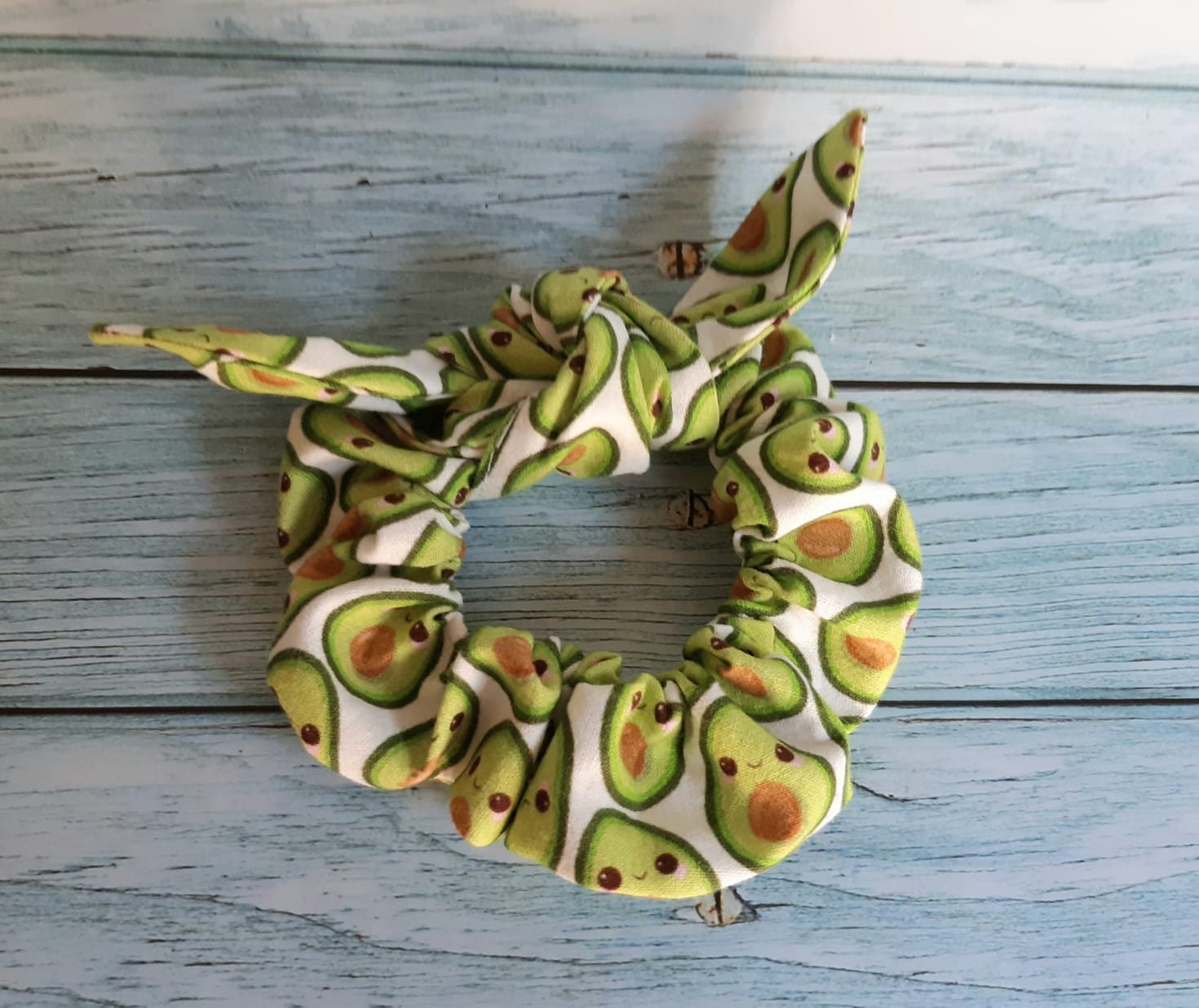 Sommer Hund &amp; passende Haarschmuck in Happy Avocado Print Etsy