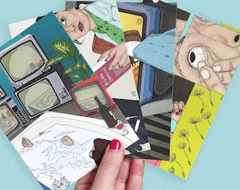 Set of 4 postcards