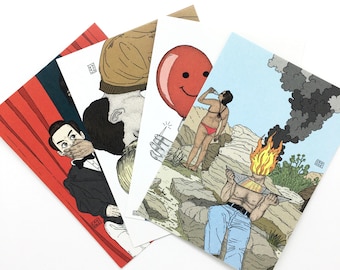 Postcards (set of 4)