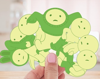 Smiski Stickers – Waterproof Kawaii Characters, Planner Stickers