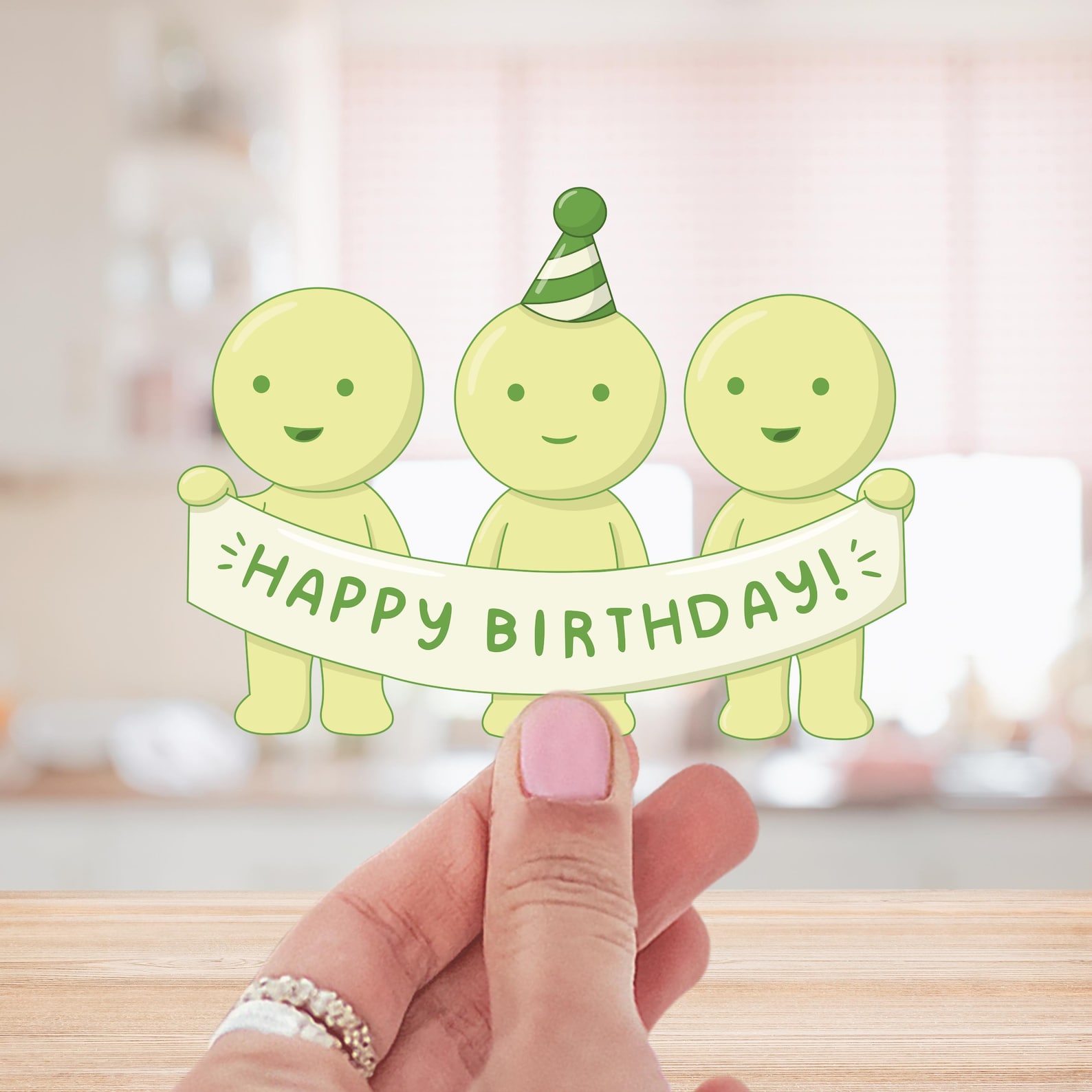 Simski Stickers 11 Smiski Bundle Stickers Birthday Edition – Kawaii Characters, Planner ...