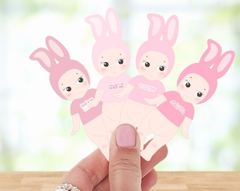 Sonny Angel Inspired Means Girls Edition Stickers | Kawaii Waterproof Vinyl Decals