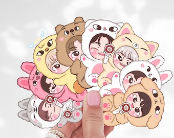 Adorable StrayKids Stickers | Kawaii Waterproof Vinyl Decals