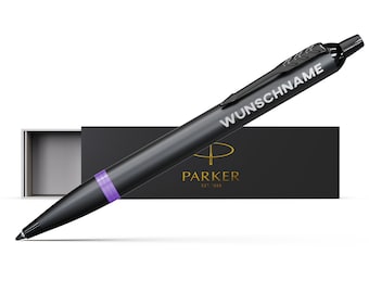 Parker Kugelschreiber mit Gravur IM Vibrant Rings als Geschenk Hohe Qualität / Bestandenes Prüfungsgeschenk / Personalisierte Geschenke