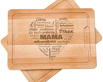 Tranchier board for Mother's Day | Birthday gift Dad | Cutting board for your dad | high-quality cutting board engraved and sealed