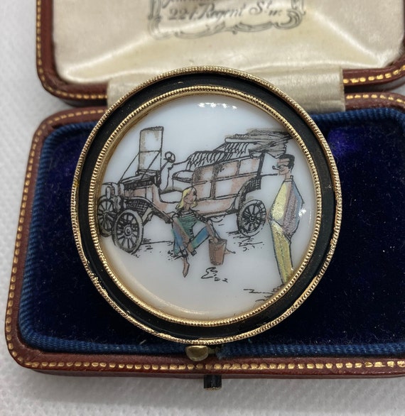 Fab 1960s vintage London to Brighton car rally glass … - Gem