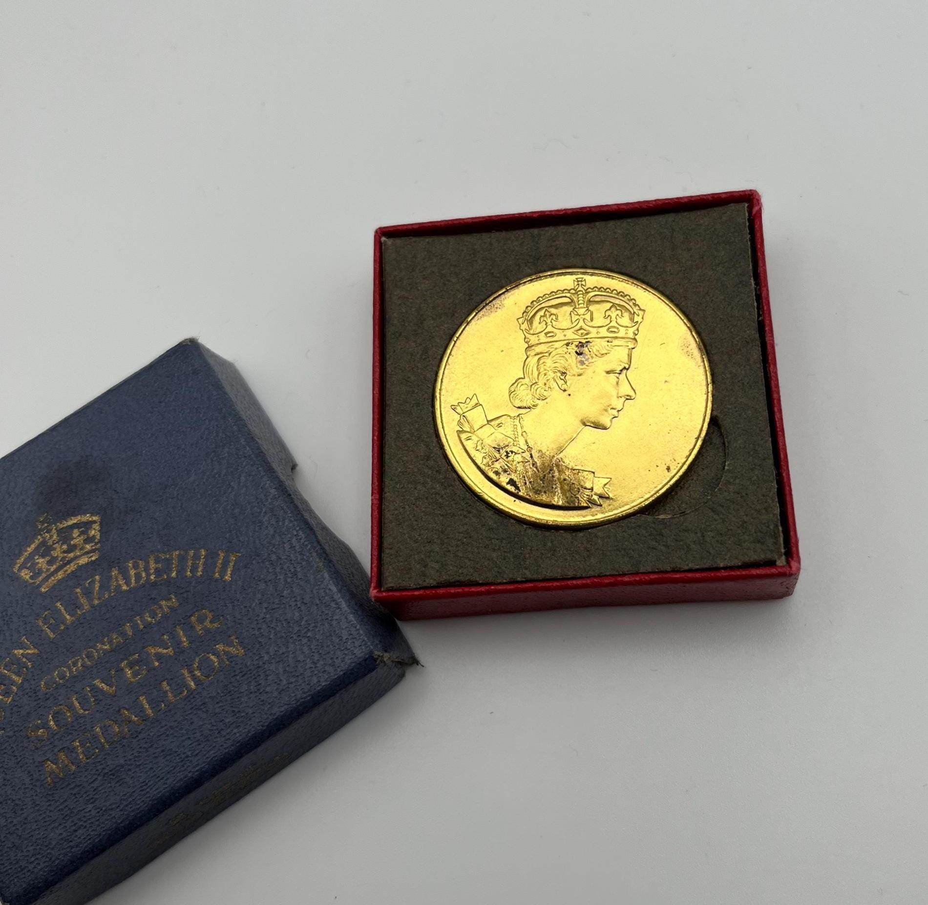 1953年ヴィンテージ エリザベス2世戴冠式メダル（オリジナルボックス