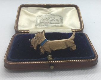 Schottischer Terrier Scottish Feiner Englischer Zinn Manschettenknöpfe Geschenk Schottischer Terrier Scottish Feiner Englischer Zinn Manschettenknöpfe Geschenk