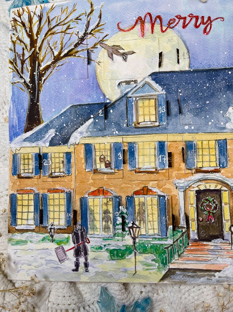 Advent Calendar Home Alone Christmas Gift New Year Holidays Etsy Canada