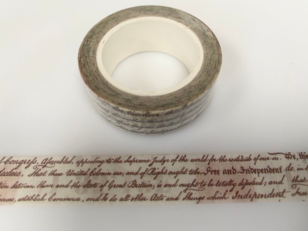 Vintage Letters Washi Tape Handwriting Washi Tape Junk Journal Washi