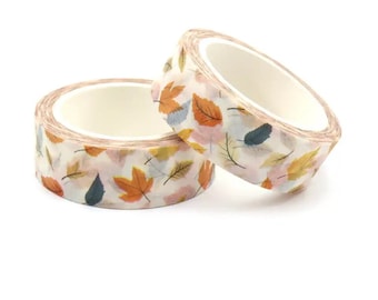 Autumn Leaves Washi Tape | Fall Washi Tape 15 mm x 10 m